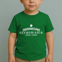 Shenanigans Coordinator Happy St Patricks Day Shamrock Toddler T-Shirt