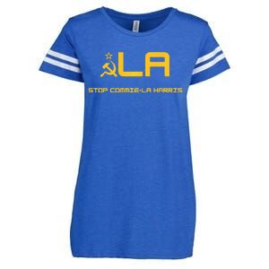 Stop Commiela Harris Stop Kamala Trump 2024 Enza Ladies Jersey Football T-Shirt