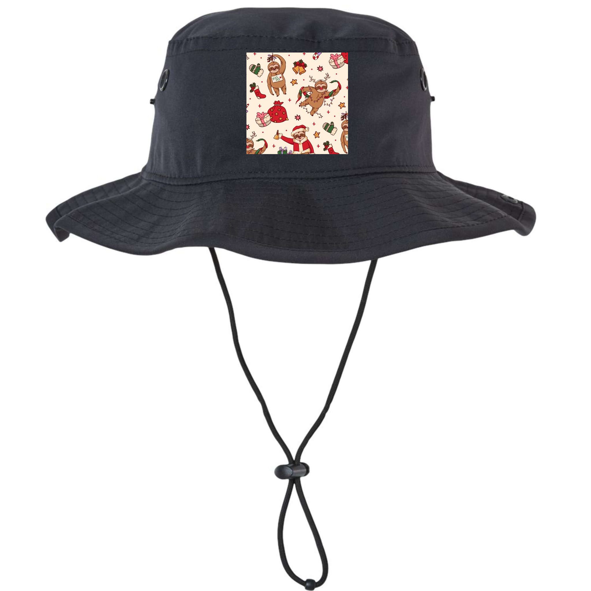 Sloth Christmas Holiday Bucket Hat