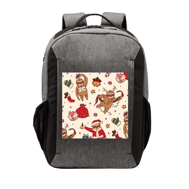Sloth Christmas Holiday Vector Backpack