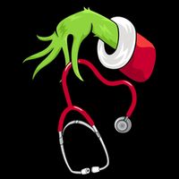 Stethoscope Christmas Holiday City Backpack