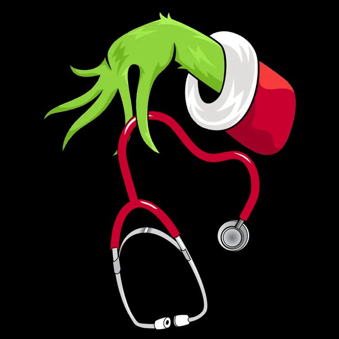 Stethoscope Christmas Holiday City Backpack