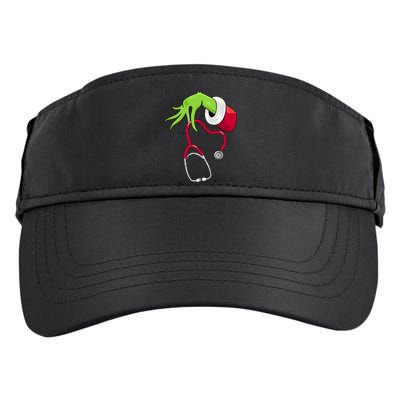 Stethoscope Christmas Holiday Adult Drive Performance Visor