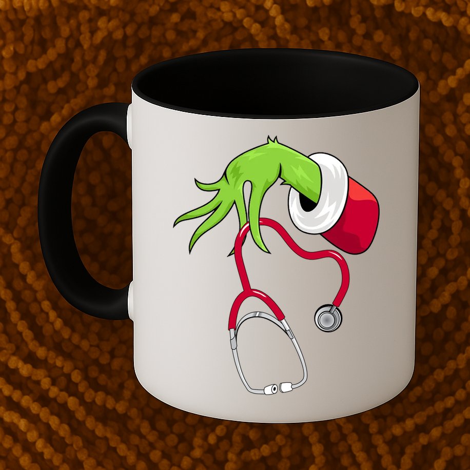 Stethoscope Christmas Holiday Mug
