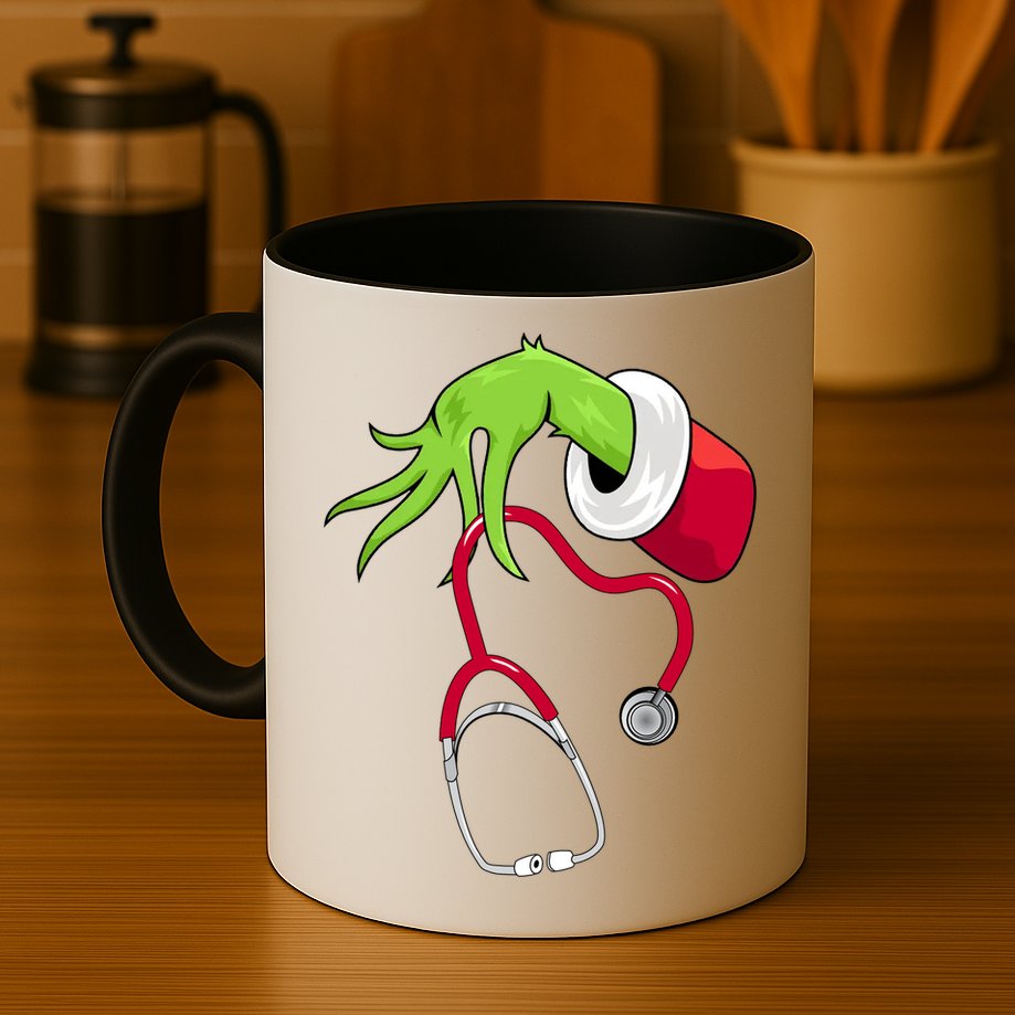 Stethoscope Christmas Holiday Mug