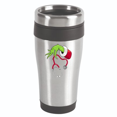 Stethoscope Christmas Holiday 16oz Travel Tumbler
