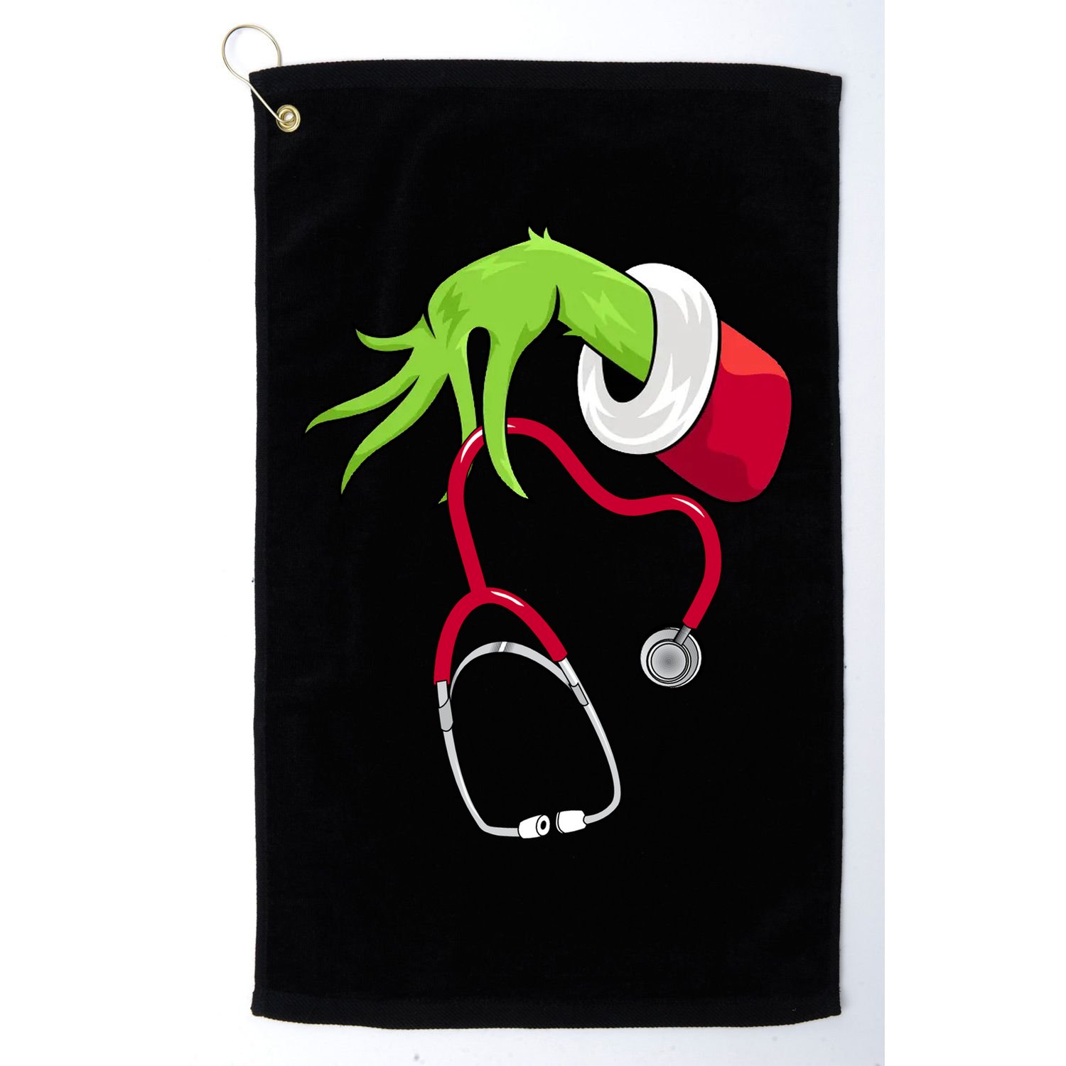 Stethoscope Christmas Holiday Golf Towel