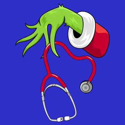 Stethoscope Christmas Holiday T-Shirt