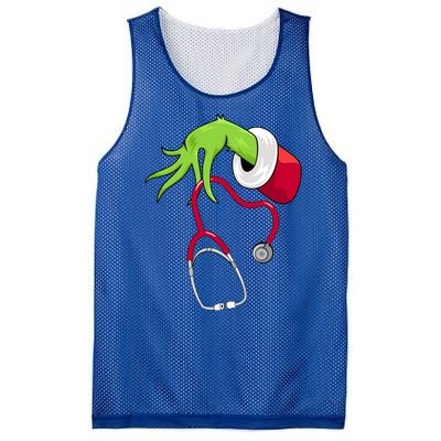 Stethoscope Christmas Holiday Mesh Reversible Basketball Jersey Tank