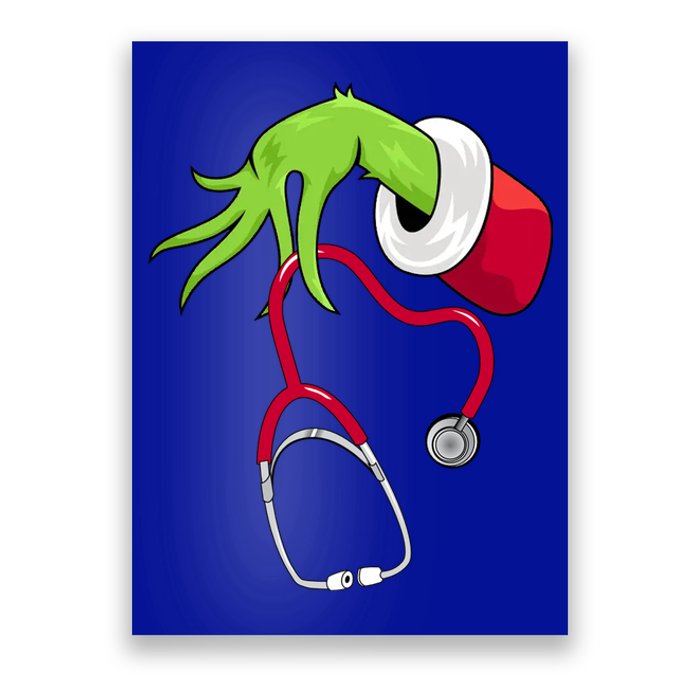 Stethoscope Christmas Holiday Poster