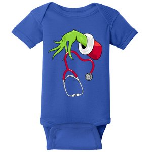 Stethoscope Christmas Holiday Baby Bodysuit