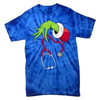 Stethoscope Christmas Holiday Tie-Dye T-Shirt