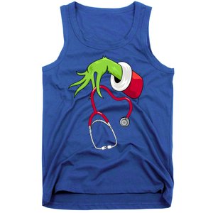 Stethoscope Christmas Holiday Tank Top