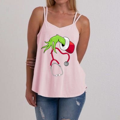 Stethoscope Christmas Holiday Women's Strappy Tank