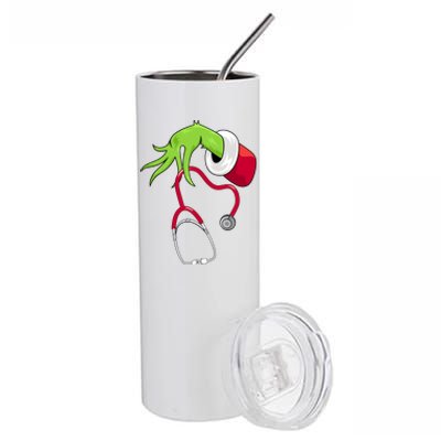 Stethoscope Christmas Holiday Stainless Steel Tumbler