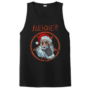 Sleigher Christmas Heavy Metal Xmas Hail Santa PosiCharge Competitor Tank