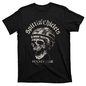 Spittin Chiclets Hockey Club Skull T-Shirt