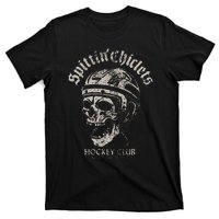 Spittin Chiclets Hockey Club Skull T-Shirt