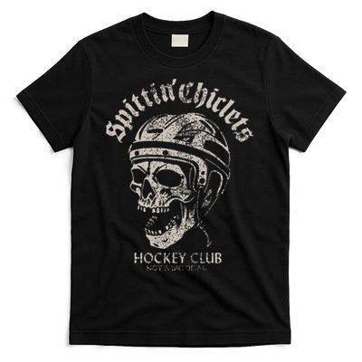 Spittin Chiclets Hockey Club Skull T-Shirt