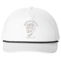 Spittin Chiclets Hockey Club Skull Snapback Five-Panel Rope Hat