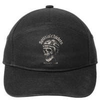 Spittin Chiclets Hockey Club Skull 7-Panel Snapback Hat