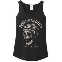 Spittin Chiclets Hockey Club Skull Ladies Essential Tank