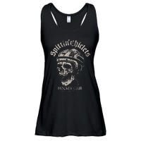 Spittin Chiclets Hockey Club Skull Ladies Essential Flowy Tank