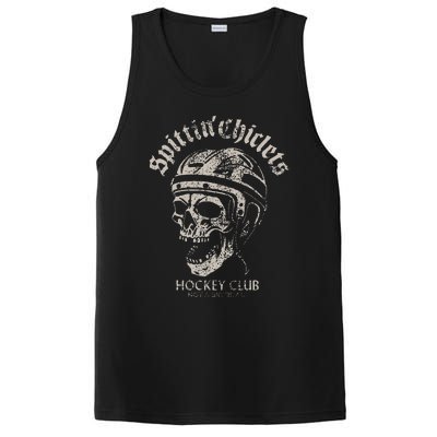 Spittin Chiclets Hockey Club Skull PosiCharge Competitor Tank