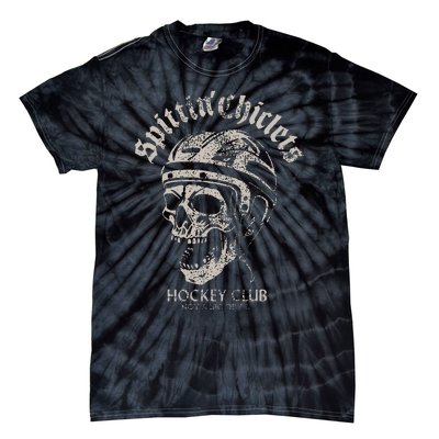 Spittin Chiclets Hockey Club Skull Tie-Dye T-Shirt