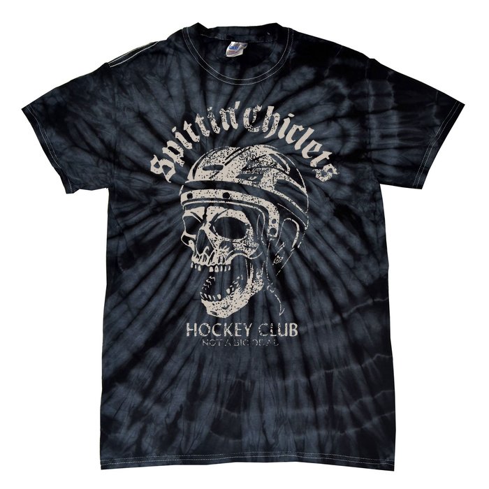 Spittin Chiclets Hockey Club Skull Tie-Dye T-Shirt