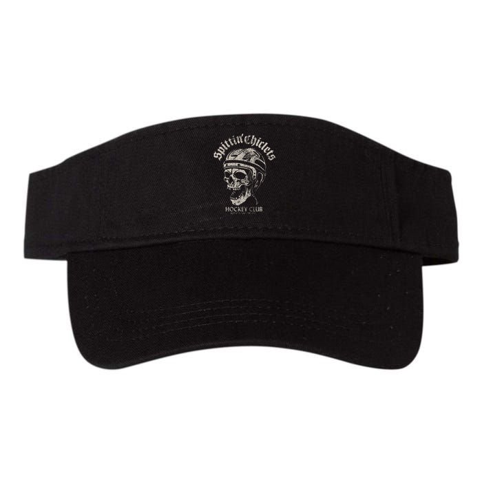 Spittin Chiclets Hockey Club Skull Valucap Bio-Washed Visor