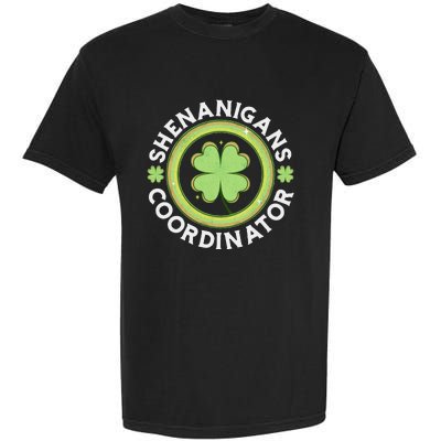 Shenanigans Coordinator Happy St Patricks Day Garment-Dyed Heavyweight T-Shirt