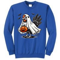 Shivering Chicken Halloween Ghost Rooster Trick Or Treat Gift Sweatshirt