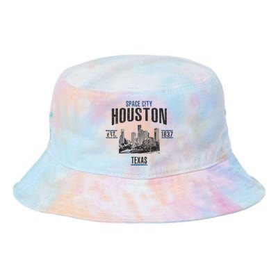 Space City Houston Est 1837 Texas Tie Dye Newport Bucket Hat