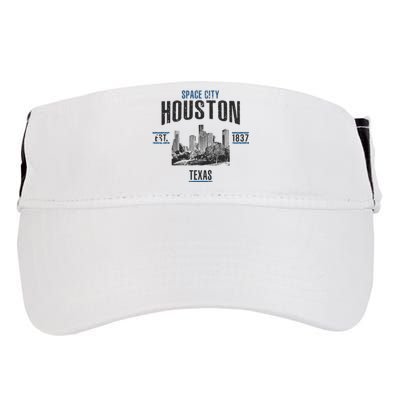 Space City Houston Est 1837 Texas Adult Drive Performance Visor