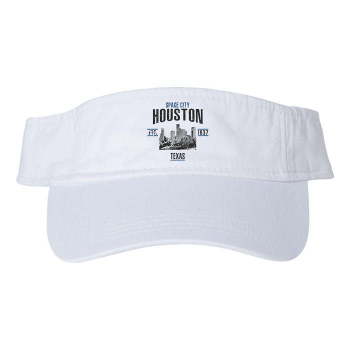 Space City Houston Est 1837 Texas Valucap Bio-Washed Visor