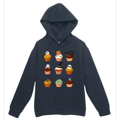 Spooky Cupcake Halloween Outfit Urban Pullover Hoodie