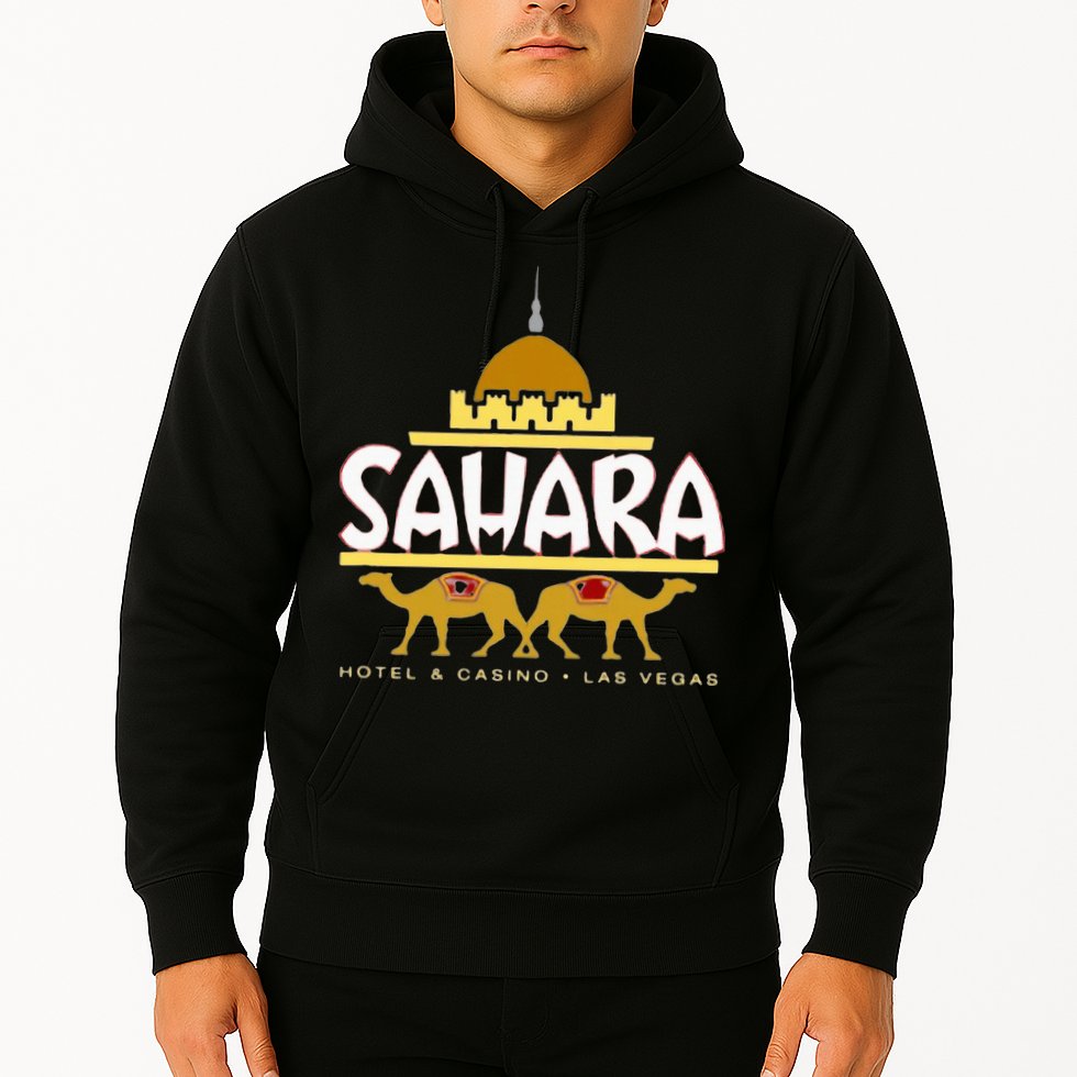 Sahara Casino Hotel Las Vegas Vintage Hoodie