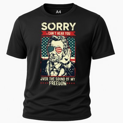 Sorry Cant Hear You Sound Of My Freedom 4th Of July Performance Shirt