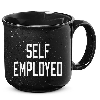 SelfEmployed CEO Hustler Boss Entrepreneur Business Owner 15oz Campfire Ceramic Mug