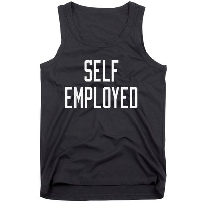 SelfEmployed CEO Hustler Boss Entrepreneur Business Owner Tank Top