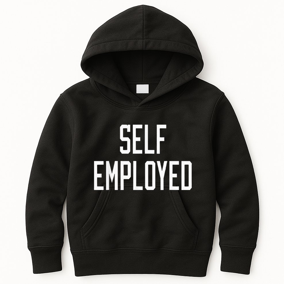 SelfEmployed CEO Hustler Boss Entrepreneur Business Owner Kids Hoodie