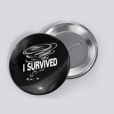 Storm Chaser Hurricane Meteorology Tornado I Survived Button