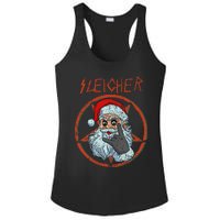 Sleigher Christmas Heavy Metal Xmas Hail Santa Ladies PosiCharge Competitor Racerback Tank