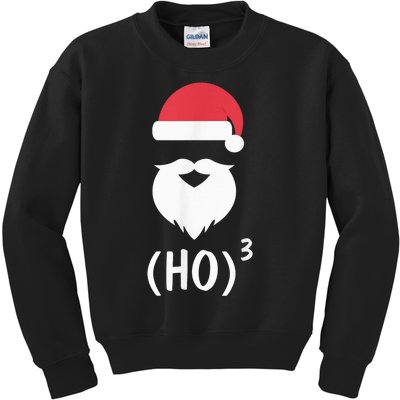 Santa Clause Ho Cubed | Funny Christmas Kids Sweatshirt