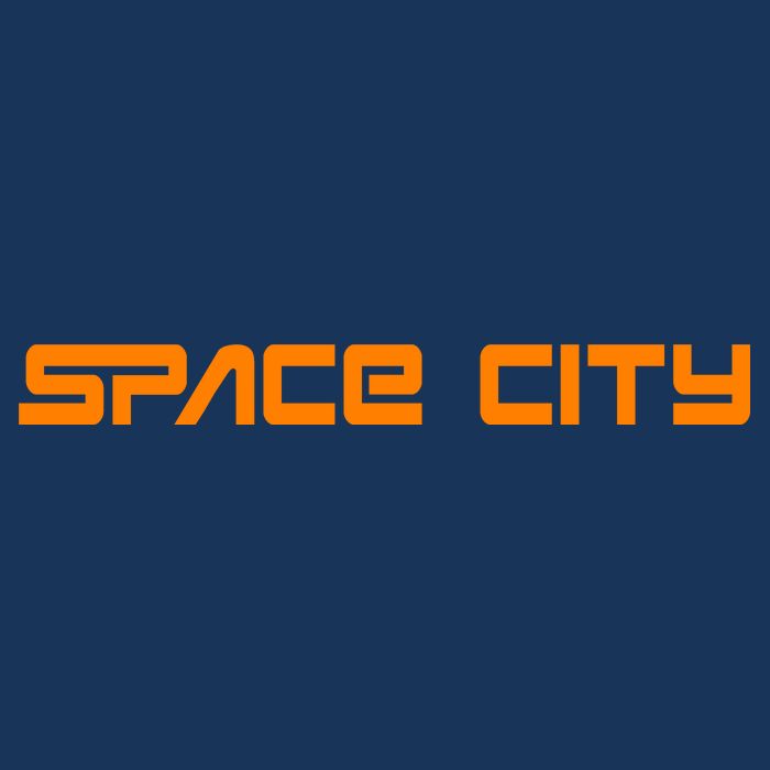 Space City Houston 7 Panel Mesh Trucker Snapback Hat