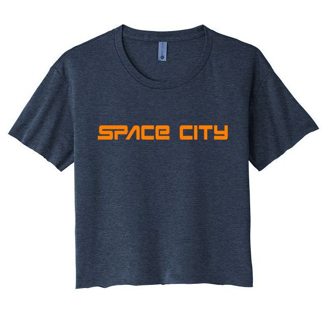 Space City Houston Crop Top