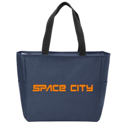 Space City Houston Zip Tote Bag