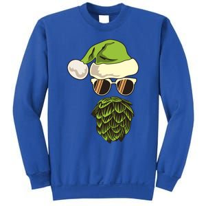 Santa Claus Hat Hop Beard Beer Lover Ugly Christmas Gift Sweatshirt