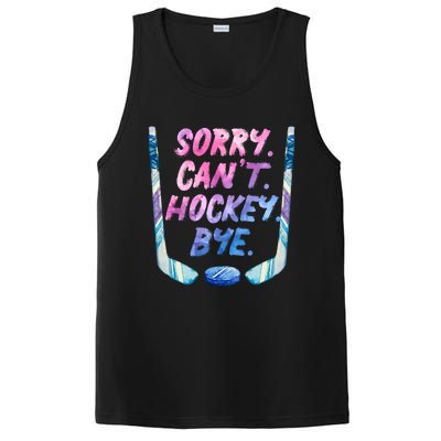 Sorry Cant Hockey Bye Funny Hockey Player Gift PosiCharge Competitor Tank